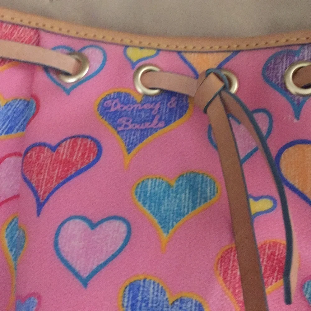 COPY - Dooney & Bourke pink print lay mark down - Picture 2 of 8